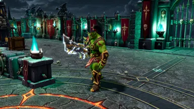 Master Of The Tempest — Mighty Gladiators in-game screenshot, alpha version