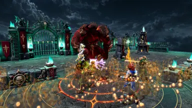 The Infernal Guardian — Mighty Gladiators in-game screenshot, alpha version