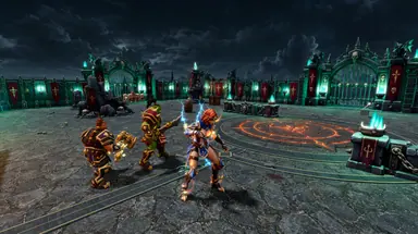 Inside the Arena · 13 — Mighty Gladiators in-game screenshot, alpha version