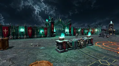 Inside the Arena · 14 — Mighty Gladiators in-game screenshot, alpha version