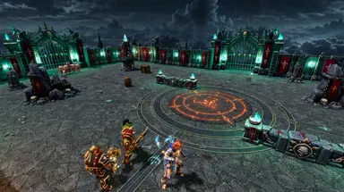 Inside the Arena · 15 — Mighty Gladiators in-game screenshot, alpha version