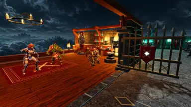 Inside the Arena · 17 — Mighty Gladiators in-game screenshot, alpha version