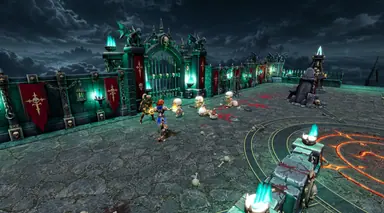 Inside the Arena · 19 — Mighty Gladiators in-game screenshot, alpha version