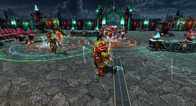 Inside the Arena · 20 — Mighty Gladiators in-game screenshot, alpha version
