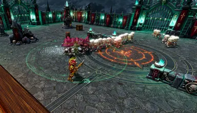 Inside the Arena · 21 — Mighty Gladiators in-game screenshot, alpha version