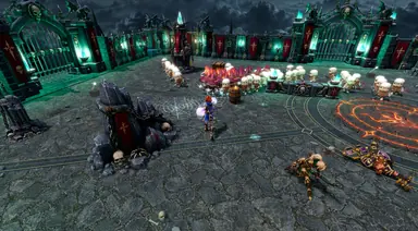 Inside the Arena · 24 — Mighty Gladiators in-game screenshot, alpha version