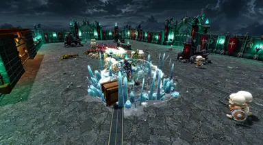 Inside the Arena · 25 — Mighty Gladiators in-game screenshot, alpha version