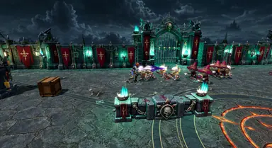 Inside the Arena · 26 — Mighty Gladiators in-game screenshot, alpha version