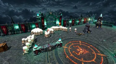 Inside the Arena · 32 — Mighty Gladiators in-game screenshot, alpha version