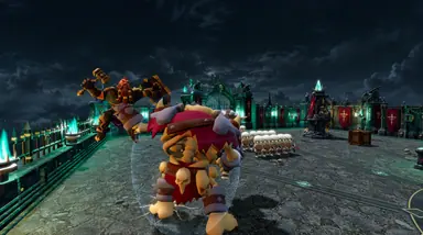 Inside the Arena · 33 — Mighty Gladiators in-game screenshot, alpha version