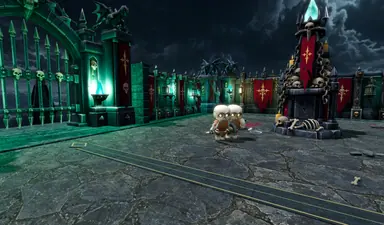 Inside the Arena · 36 — Mighty Gladiators in-game screenshot, alpha version