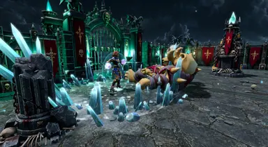 Inside the Arena · 39 — Mighty Gladiators in-game screenshot, alpha version