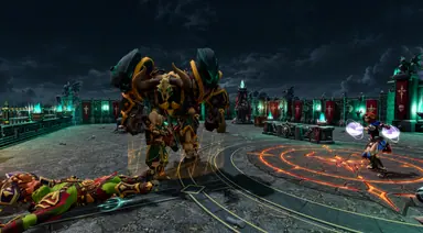 Inside the Arena · 41 — Mighty Gladiators in-game screenshot, alpha version