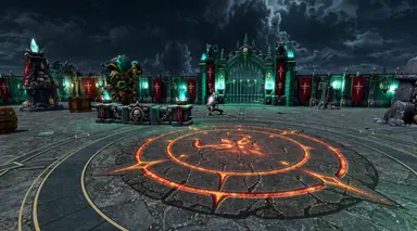 Inside the Arena · 44 — Mighty Gladiators in-game screenshot, alpha version