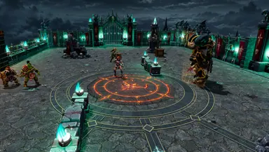 Inside the Arena · 46 — Mighty Gladiators in-game screenshot, alpha version