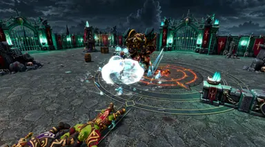 Inside the Arena · 47 — Mighty Gladiators in-game screenshot, alpha version