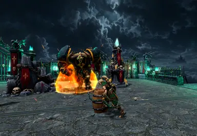 Inside the Arena · 49 — Mighty Gladiators in-game screenshot, alpha version
