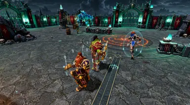 Inside the Arena · 50 — Mighty Gladiators in-game screenshot, alpha version