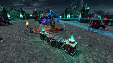 Inside the Arena · 52 — Mighty Gladiators in-game screenshot, alpha version