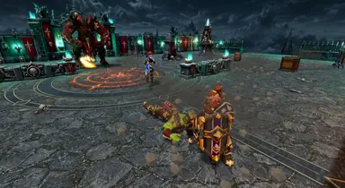 Inside the Arena · 57 — Mighty Gladiators in-game screenshot, alpha version
