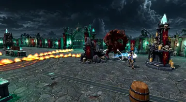 Inside the Arena · 59 — Mighty Gladiators in-game screenshot, alpha version