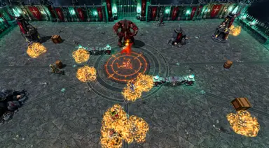 Inside the Arena · 64 — Mighty Gladiators in-game screenshot, alpha version