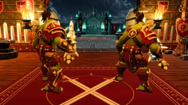 Inside the Arena · 68 — Mighty Gladiators in-game screenshot, alpha version