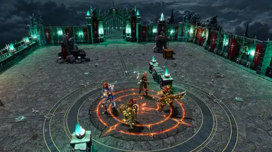 Inside the Arena · 70 — Mighty Gladiators in-game screenshot, alpha version
