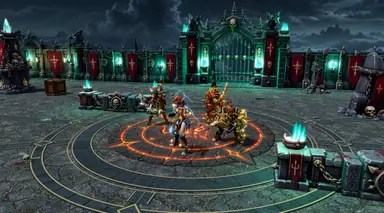 Inside the Arena · 71 — Mighty Gladiators in-game screenshot, alpha version