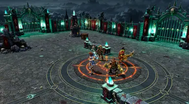 Inside the Arena · 72 — Mighty Gladiators in-game screenshot, alpha version